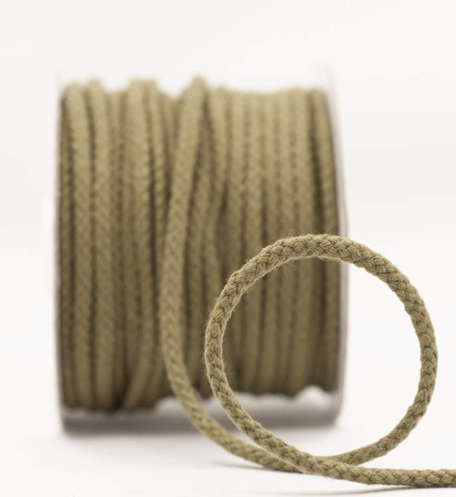 4mm Diameter Cord - Khaki